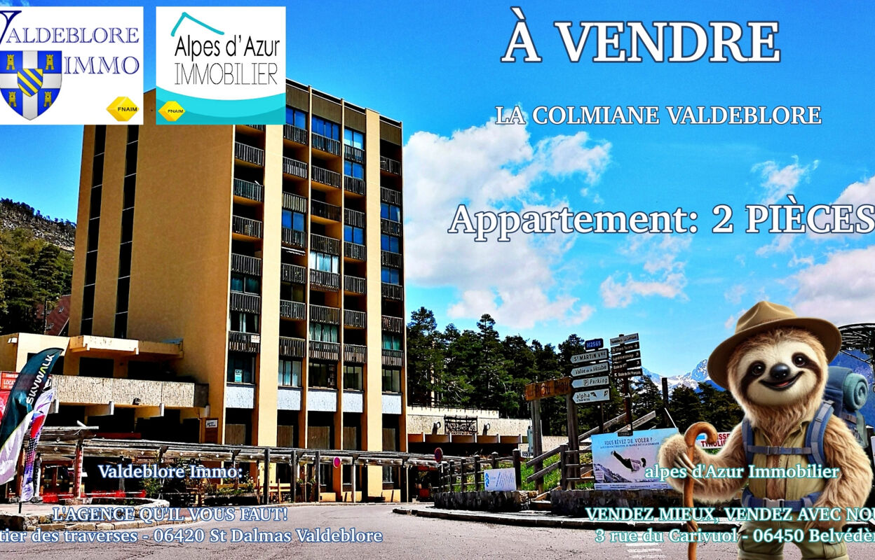 appartement 2 pièces 36 m2 à vendre à Valdeblore (06420)