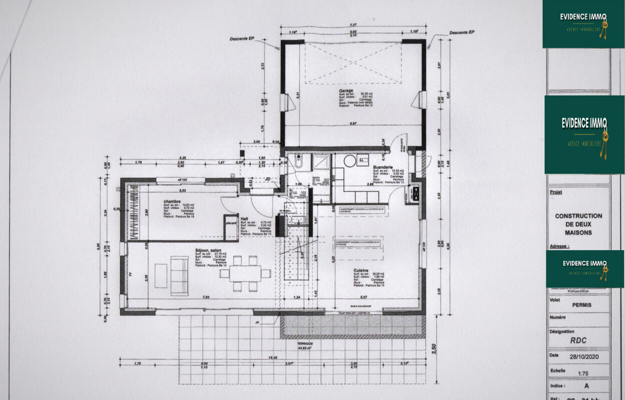 maison 5 pièces 180 m2 à vendre à Morestel (38510)