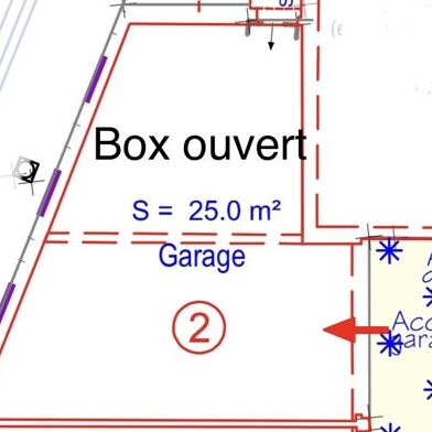 Garage 25 m²