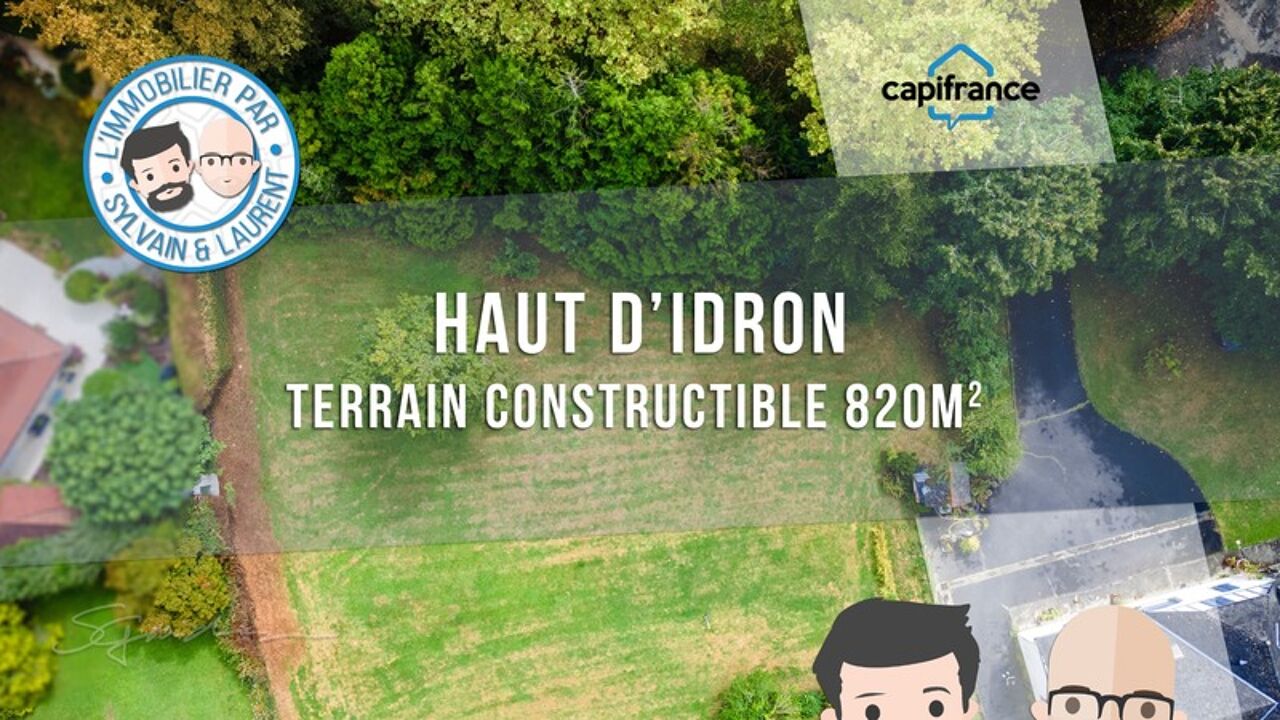 terrain  pièces 820 m2 à vendre à Idron (64320)