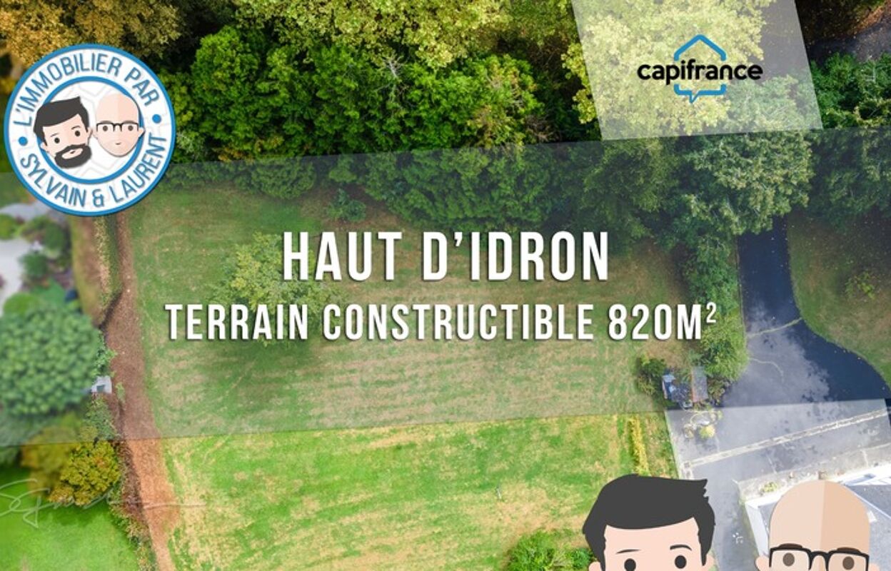 terrain  pièces 820 m2 à vendre à Idron (64320)