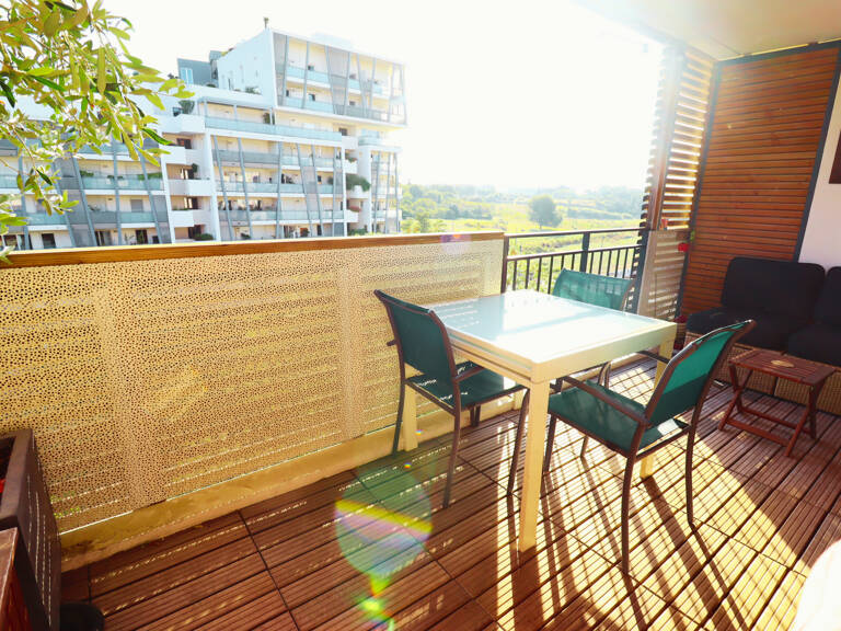PORT-MARIANNE - TERRASSE VUE 180o 'PARC CHARPAK' + GARAGE — photo 1