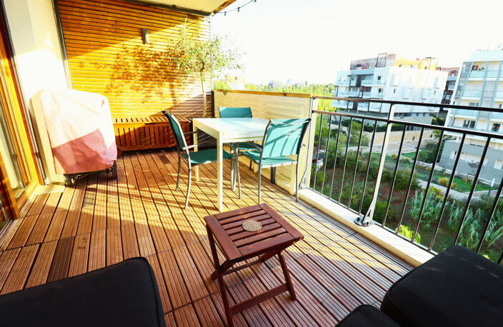 PORT-MARIANNE - TERRASSE VUE 180o 'PARC CHARPAK' + GARAGE — photo 3