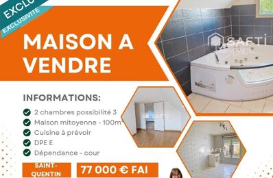 vente maison 77 000 € à proximité de Vendeuil (02800)