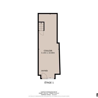 Immeuble 61 m²