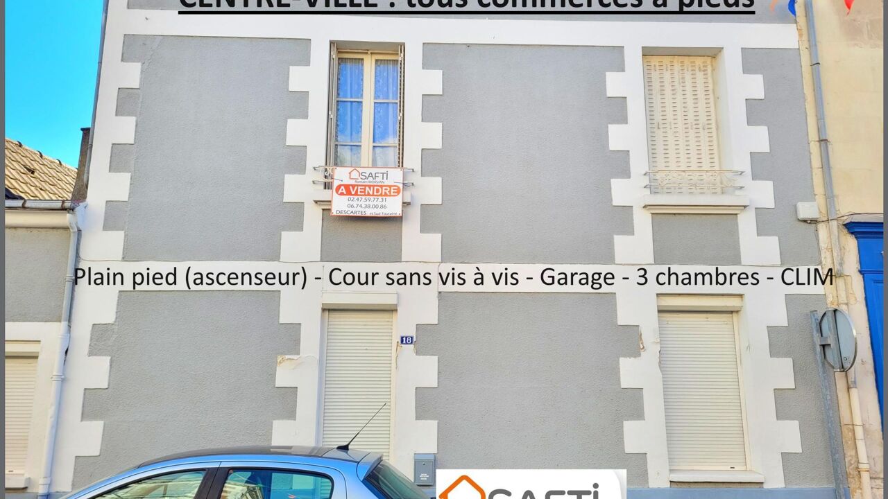 maison 5 pièces 125 m2 à vendre à Descartes (37160)