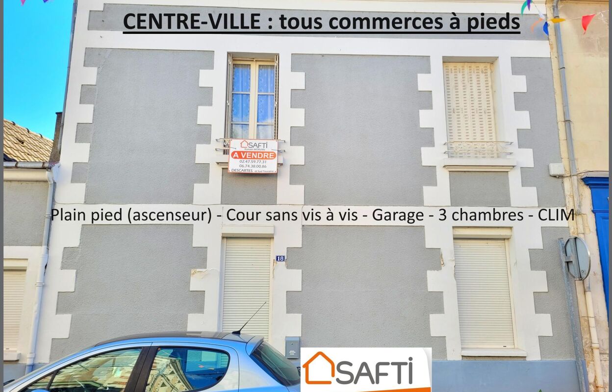 maison 5 pièces 125 m2 à vendre à Descartes (37160)