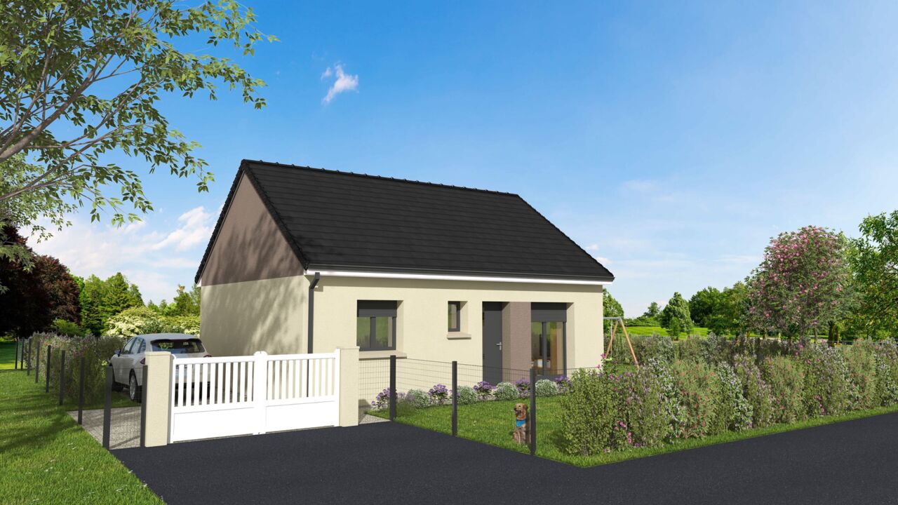 maison 58 m2 à construire à Saint-Ay (45130)