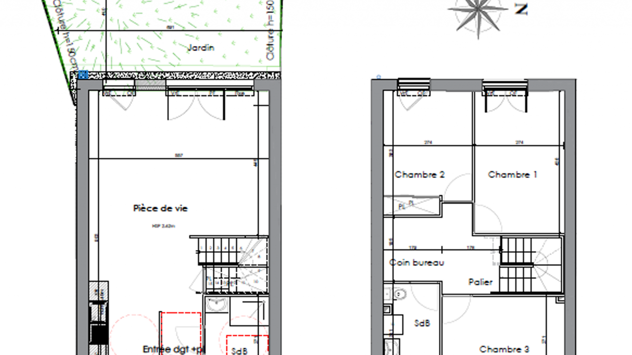 maison 4 pièces 92 m2 à vendre à La Baule-Escoublac (44500)