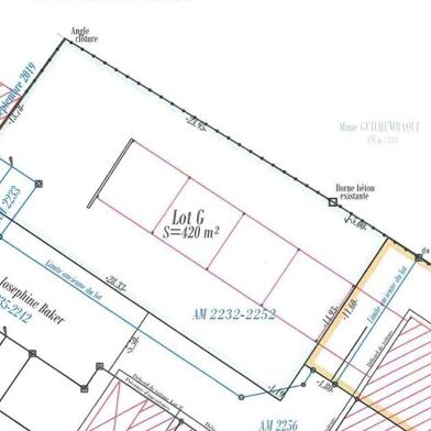 Terrain 420 m²