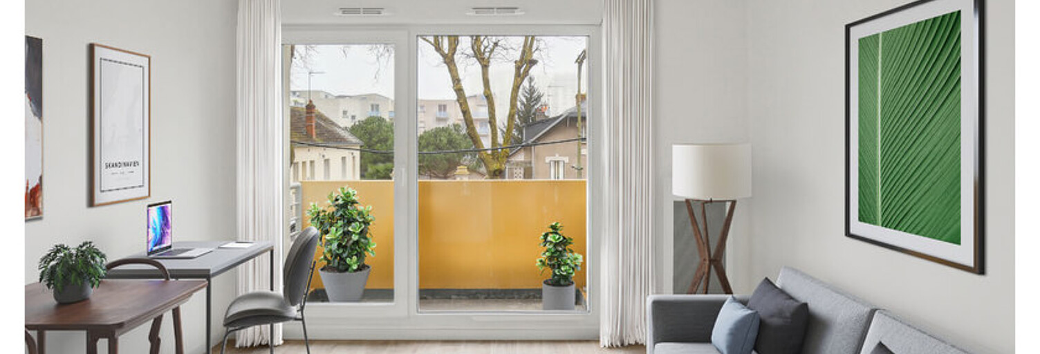 Appartement neuf T1 Pièce 22 m² à vendre à Joué-lès-Tours (37300)