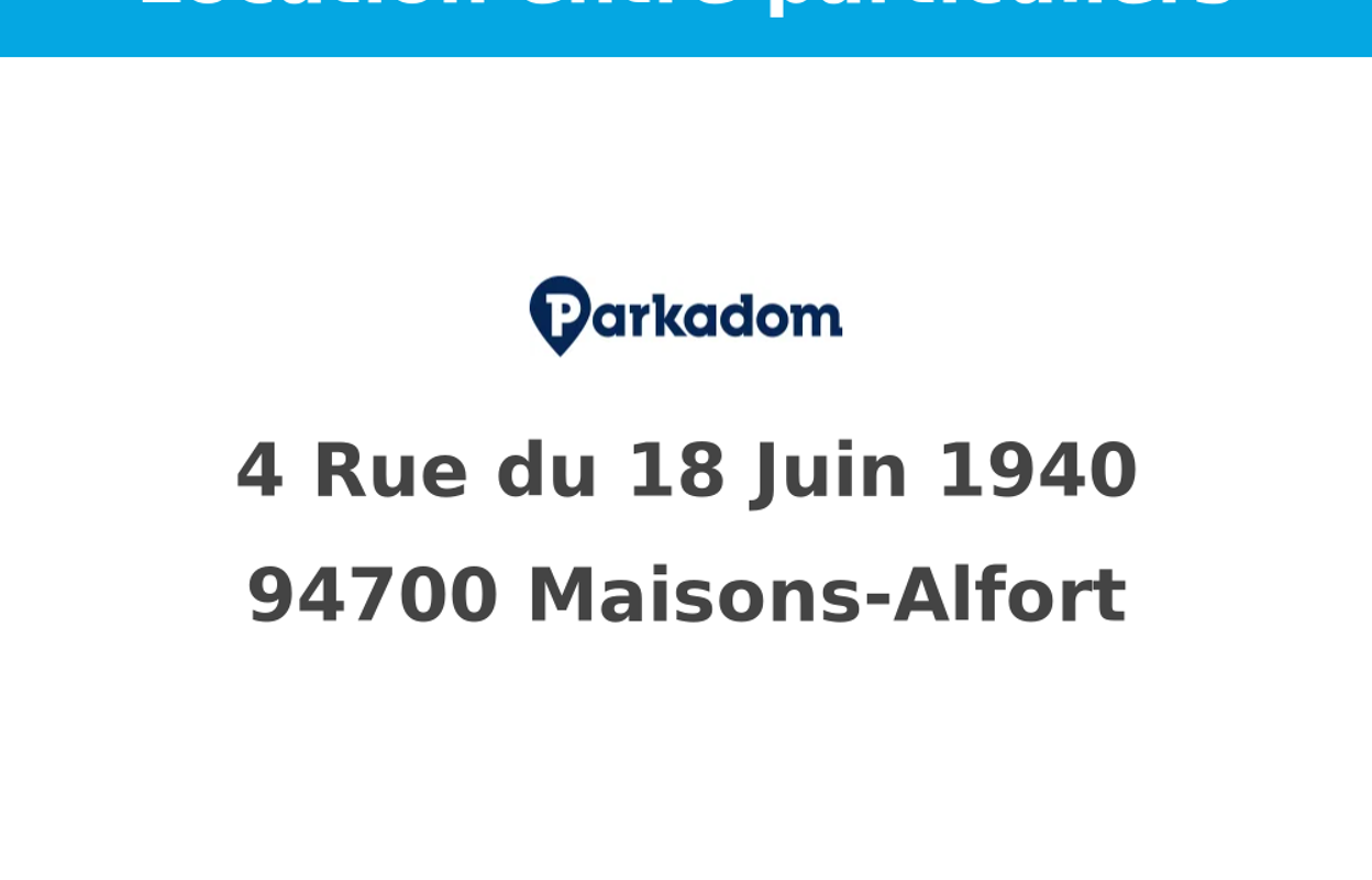 garage  pièces  m2 à louer à Maisons-Alfort (94700)