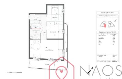 vente appartement 590 000 € à proximité de Grasse (06130)