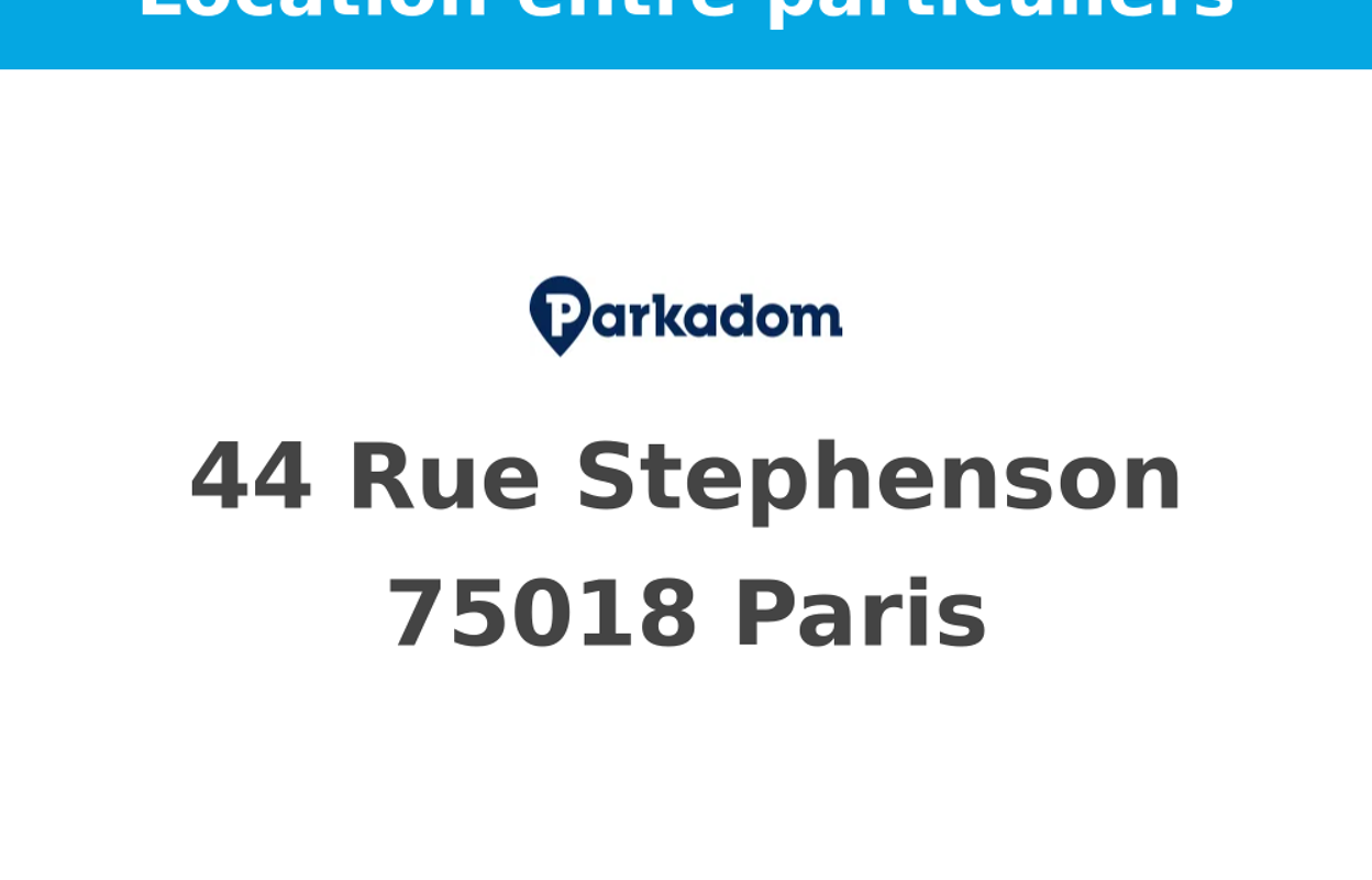 garage  pièces  m2 à louer à Paris 18 (75018)