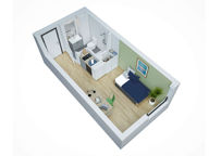 APPARTEMENT T1 - A VENDRE INVESTISSEMENT LOCATIF EN LMNP — photo 3