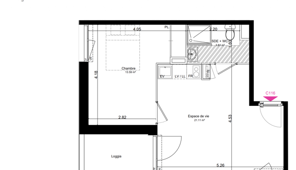 Appartement 2 pièces  à vendre Niort 79000