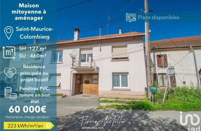 vente maison 60 000 € à proximité de Bart (25420)