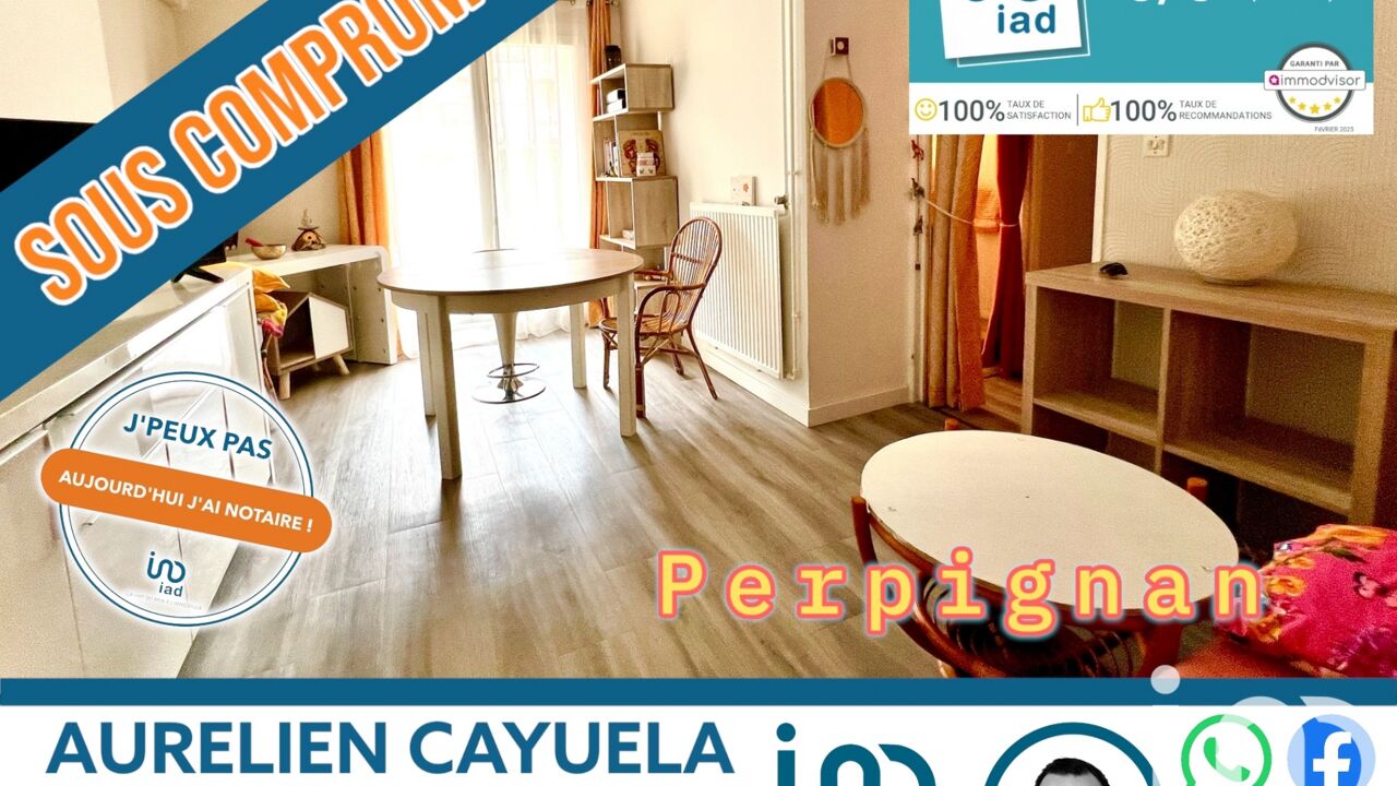 appartement 2 pièces 36 m2 à vendre à Perpignan (66000)