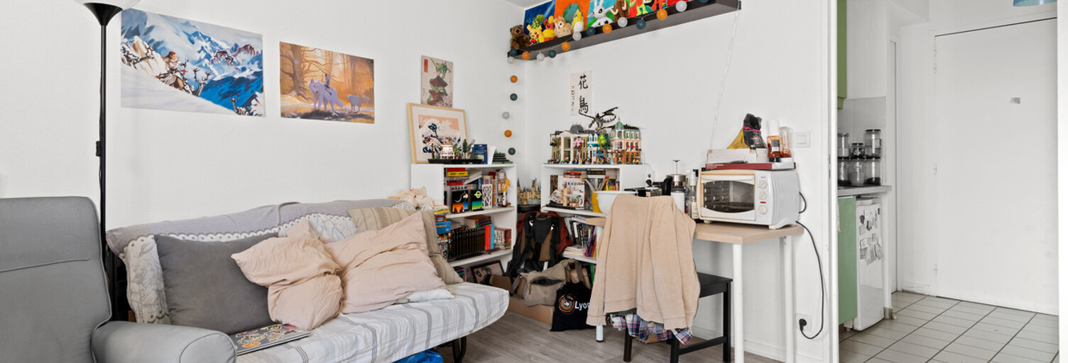 Appartement 1 Pièce 24 m² à vendre à Villeurbanne (69100)