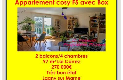 vente appartement 270 000 € à proximité de Chessy (77700)