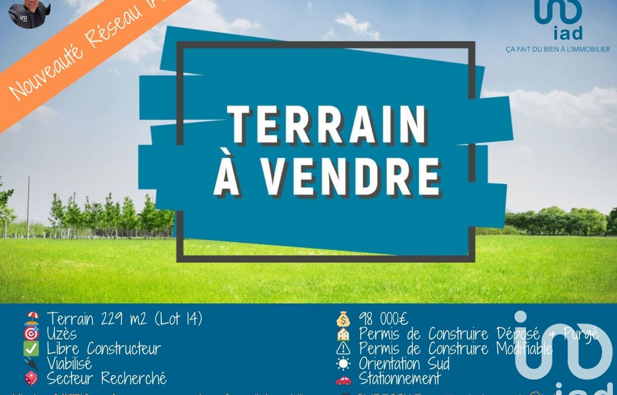 terrain  pièces 229 m2 à vendre à Uzès (30700)