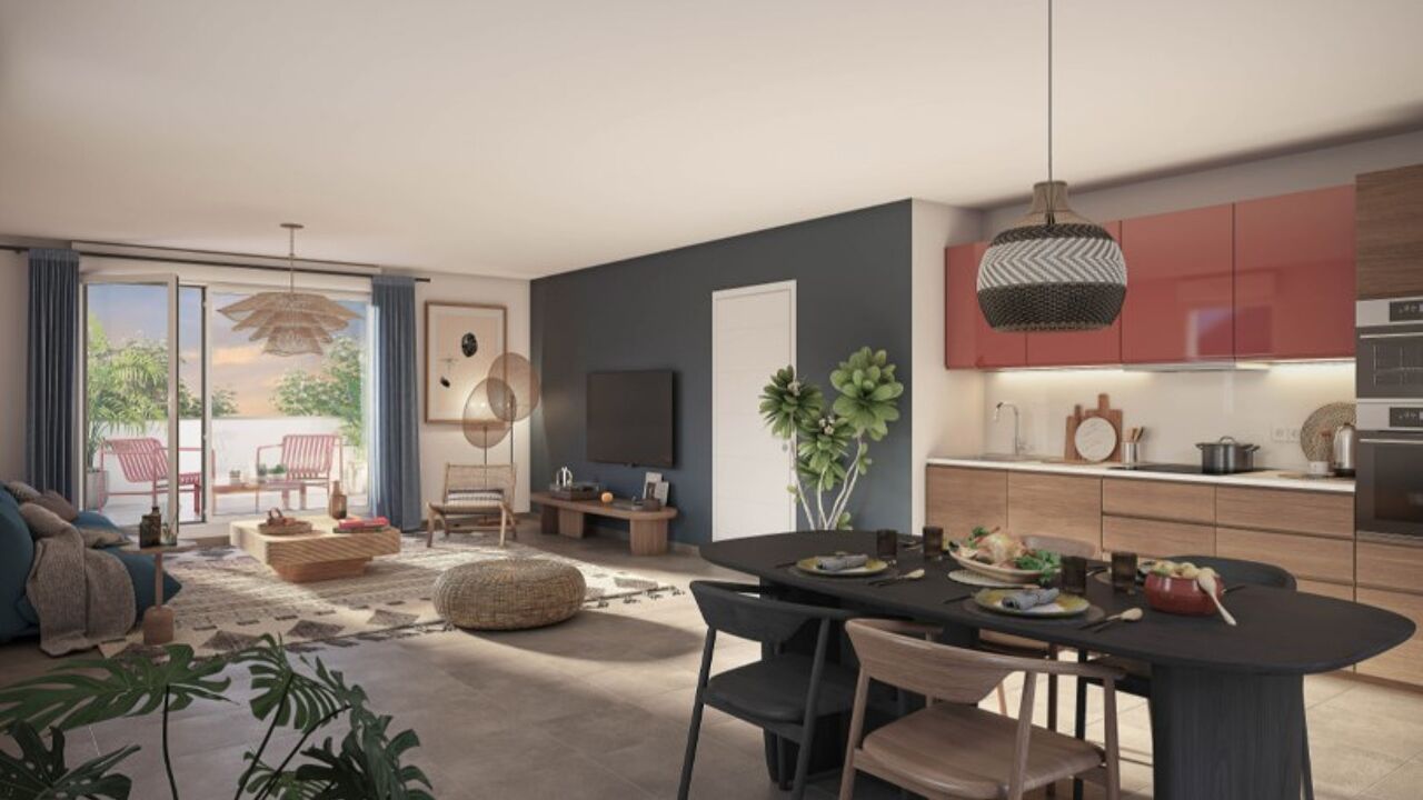 appartement neuf T2 pièces 45 à 47 m2 à vendre à Toulouse (31000)