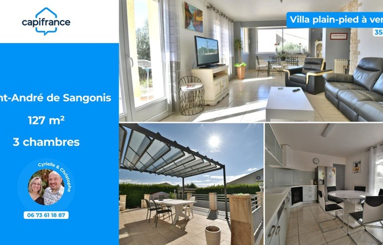 maison 4 pièces 137 m2 à vendre à Saint-André-de-Sangonis (34725)