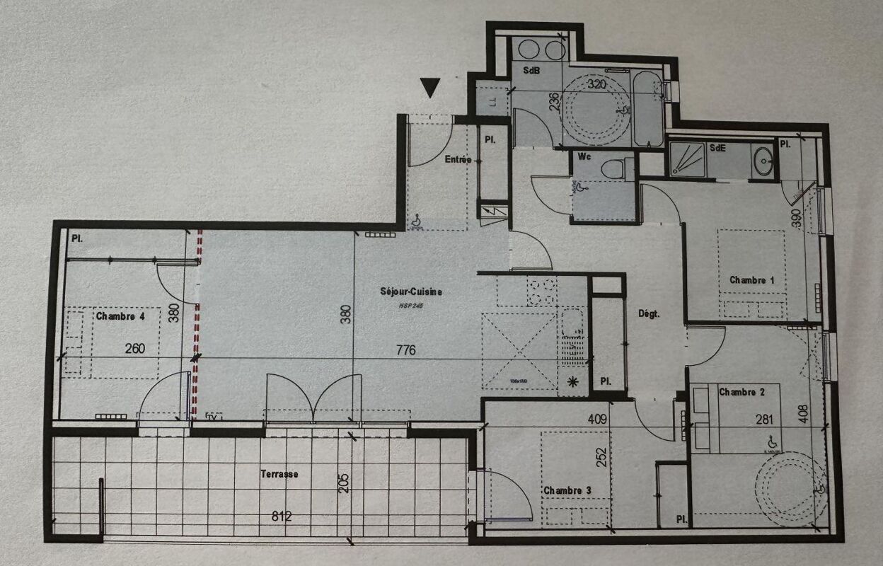 appartement 5 pièces 93 m2 à louer à Montpellier (34000)