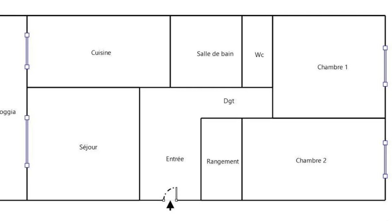 appartement 3 pièces 62 m2 à vendre à Nice (06200)