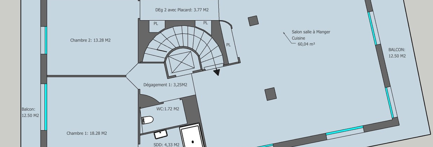 Appartement 6 Pièces 170 m² à vendre à Nice (06000)