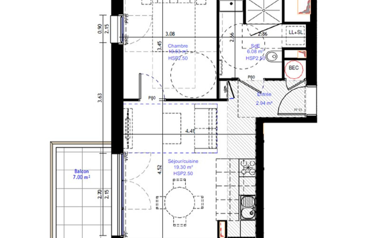 appartement 2 pièces 40 m2 à vendre à La Baule-Escoublac (44500)