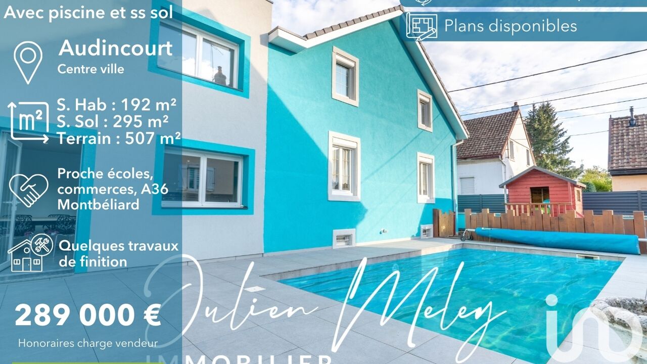 maison 8 pièces 192 m2 à vendre à Audincourt (25400)