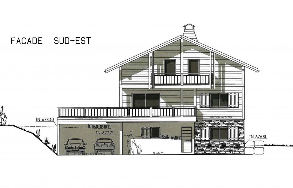 maison 140 m2 à construire à Passy (74480)