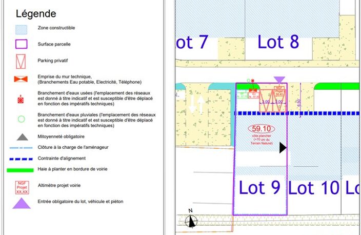 TERRAIN A BATIR DE 341 M² A L'ISLE SUR LA SORGUE — photo 5