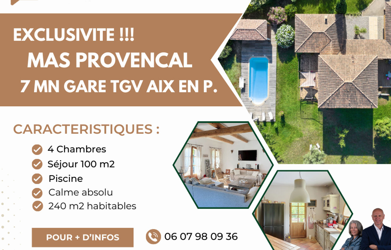 maison 6 pièces 240 m2 à vendre à Cabriès (13480)