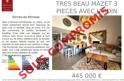 vente maison 445 000 € à proximité de Carnoules (83660)