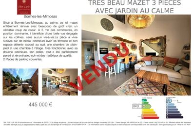 vente maison 445 000 € à proximité de Collobrières (83610)