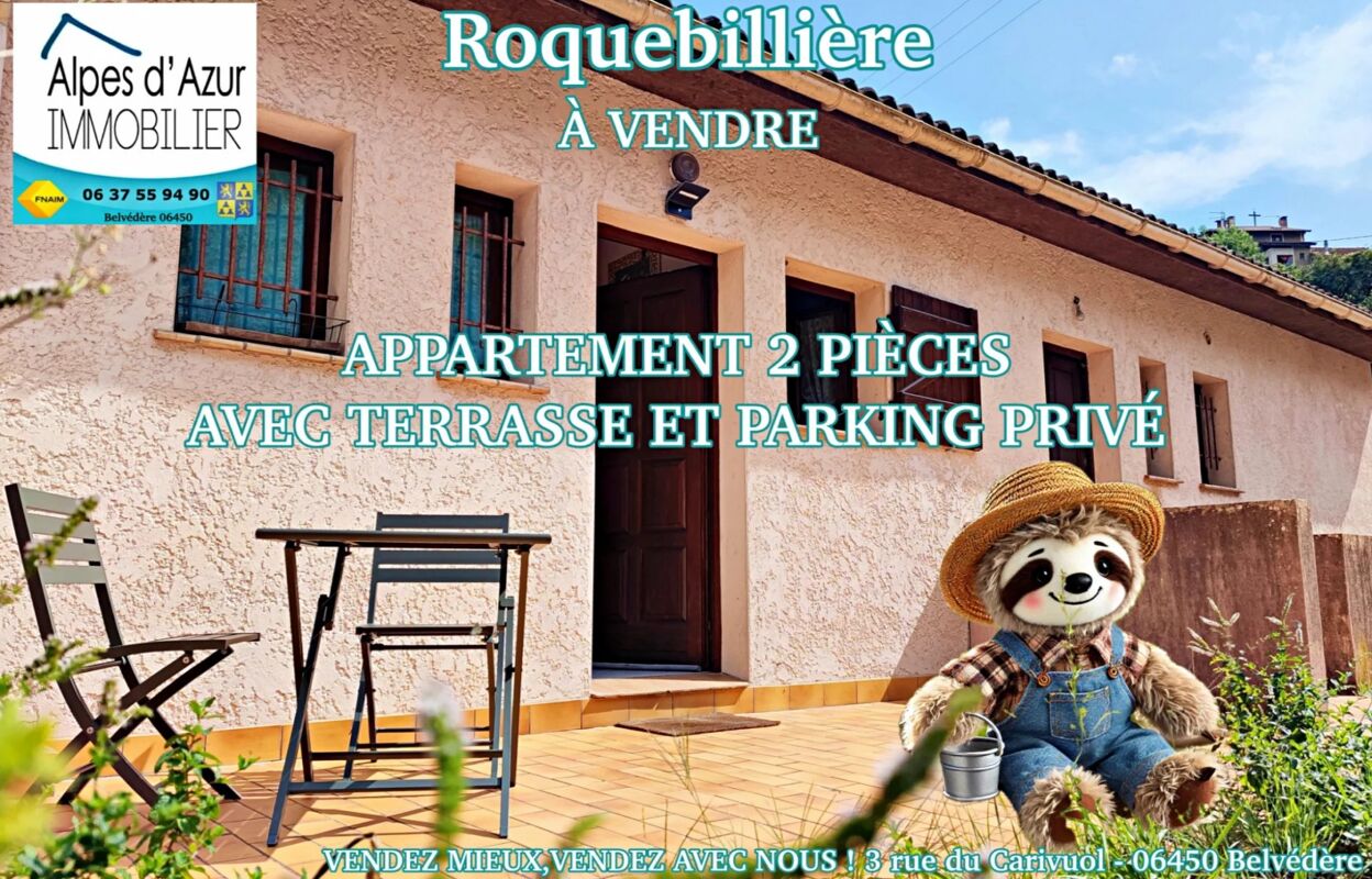 appartement 2 pièces 33 m2 à vendre à Roquebillière (06450)