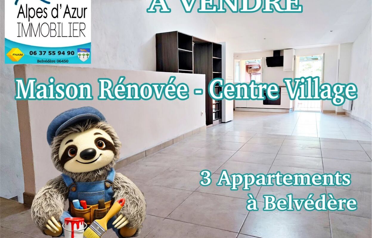 maison 4 pièces 100 m2 à vendre à Belvédère (06450)