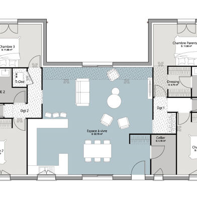 Maison à construire 5 pièces 130 m²