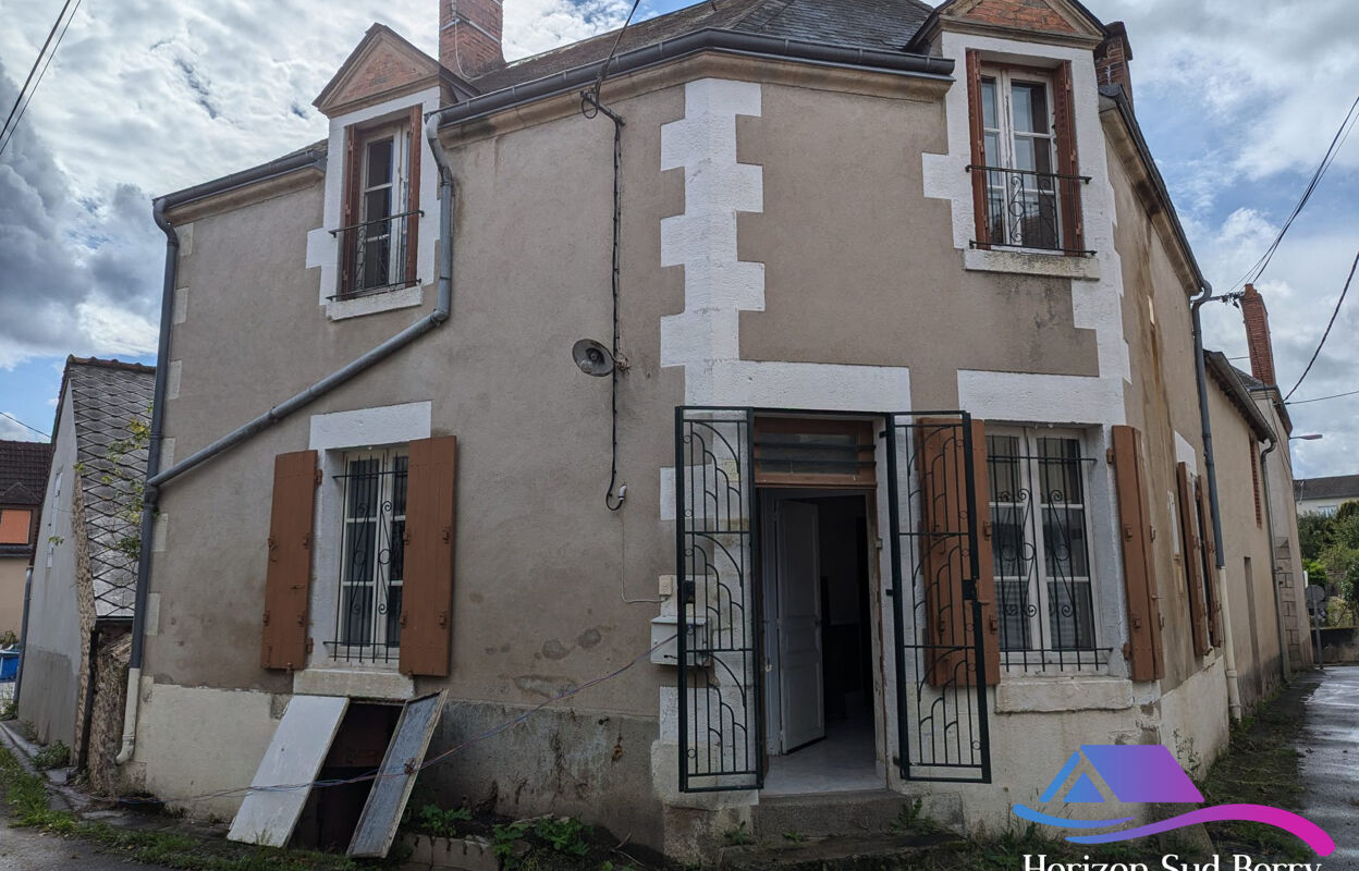 maison 3 pièces 65 m2 à vendre à Sainte-Sévère-sur-Indre (36160)