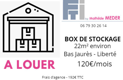 location garage 120 € CC /mois à proximité de Brest (29200)