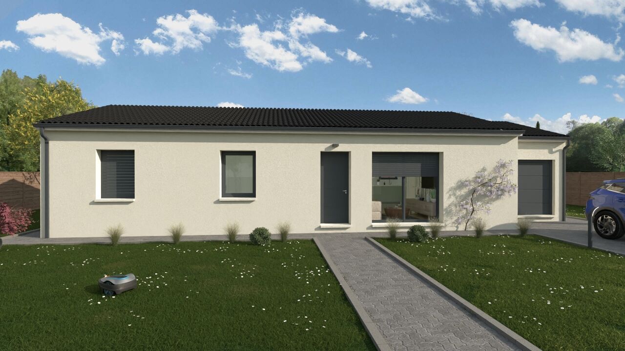 maison 90 m2 à construire à Dissay (86130)