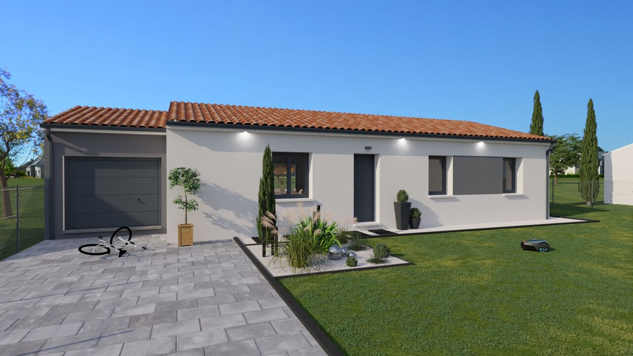 maison 90 m2 à construire à Jaunay-Marigny (86130)