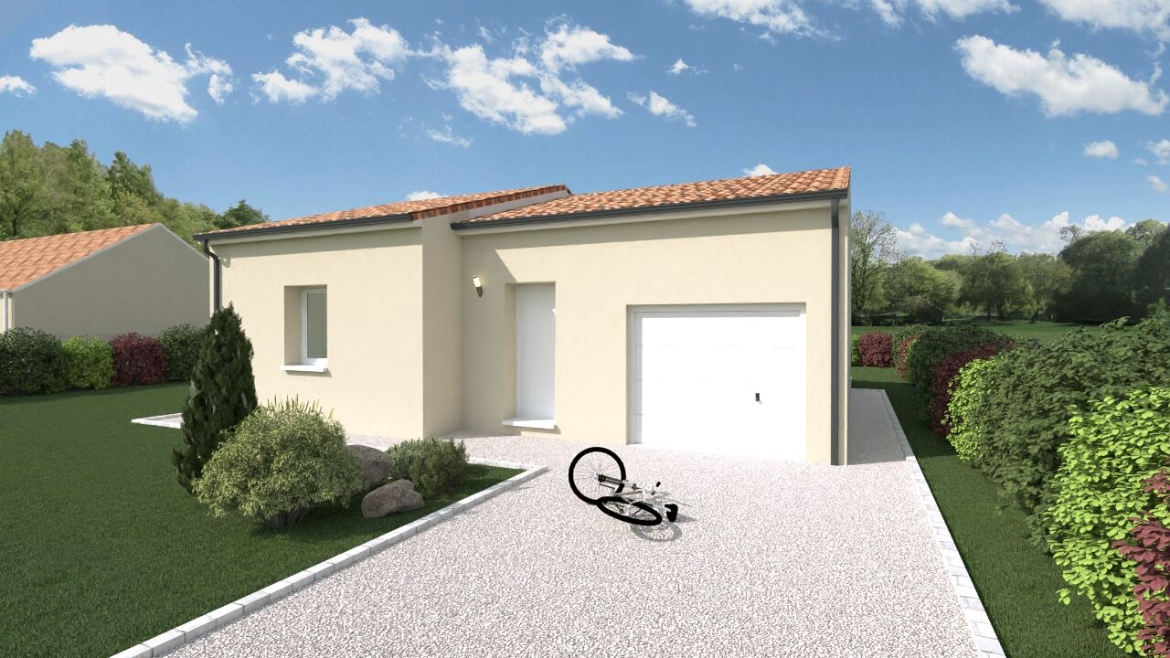 maison 62 m2 à construire à Roiffé (86120)