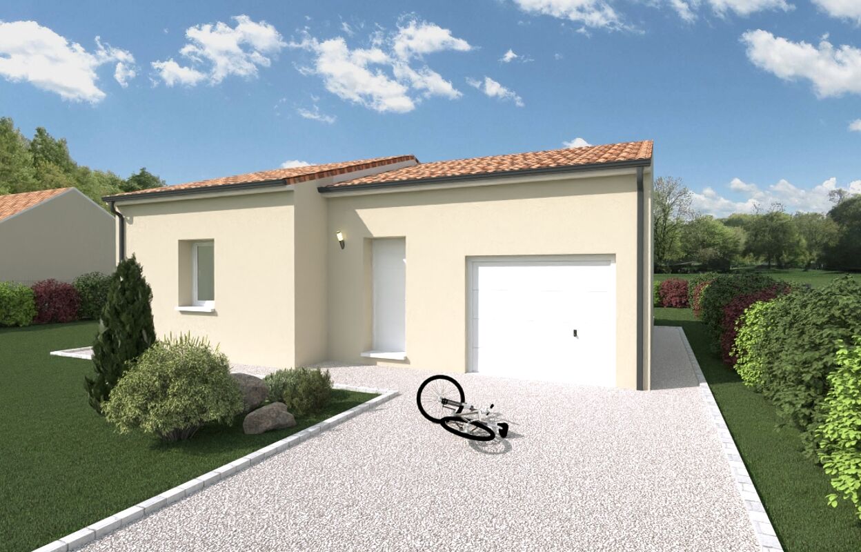 maison 62 m2 à construire à Roiffé (86120)