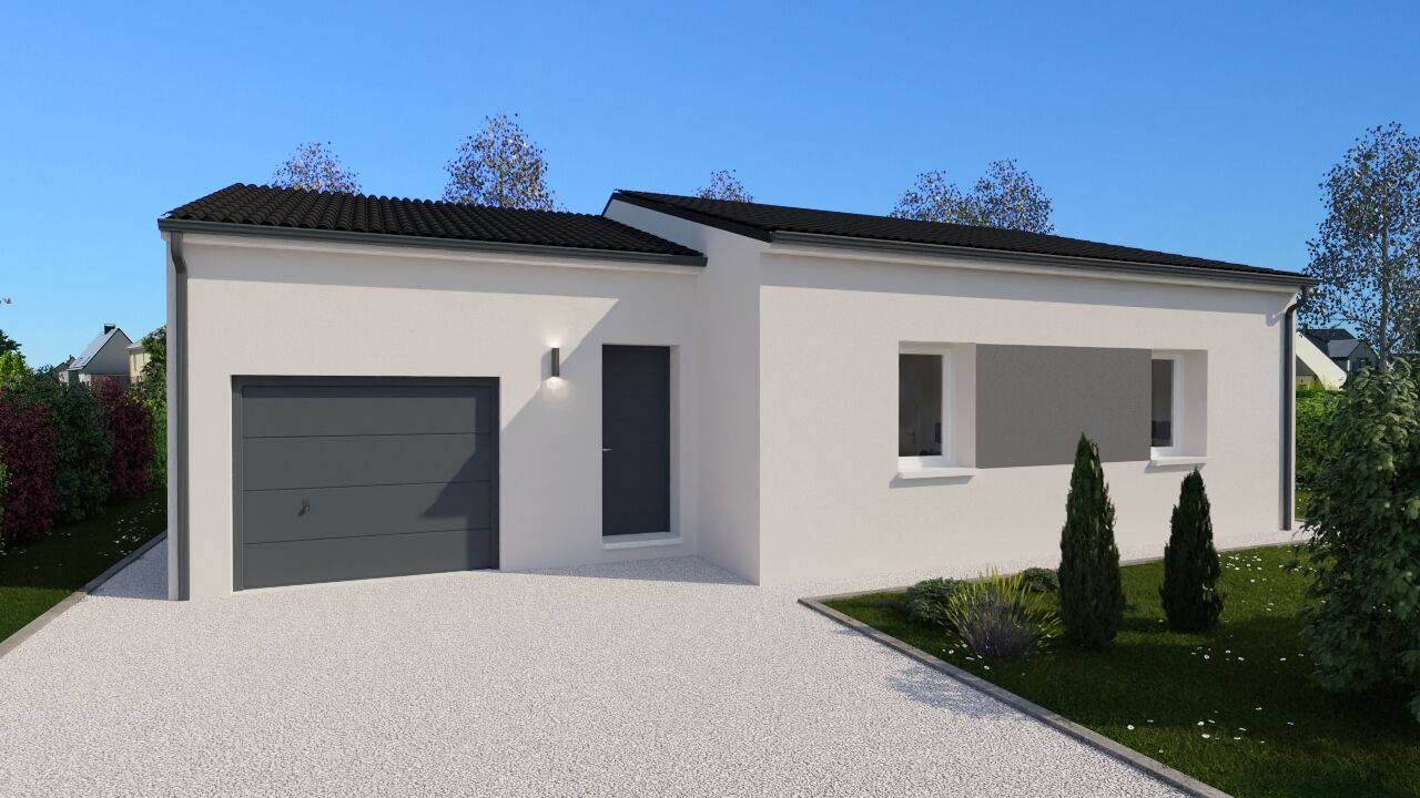 maison 87 m2 à construire à Vouillé (86190)