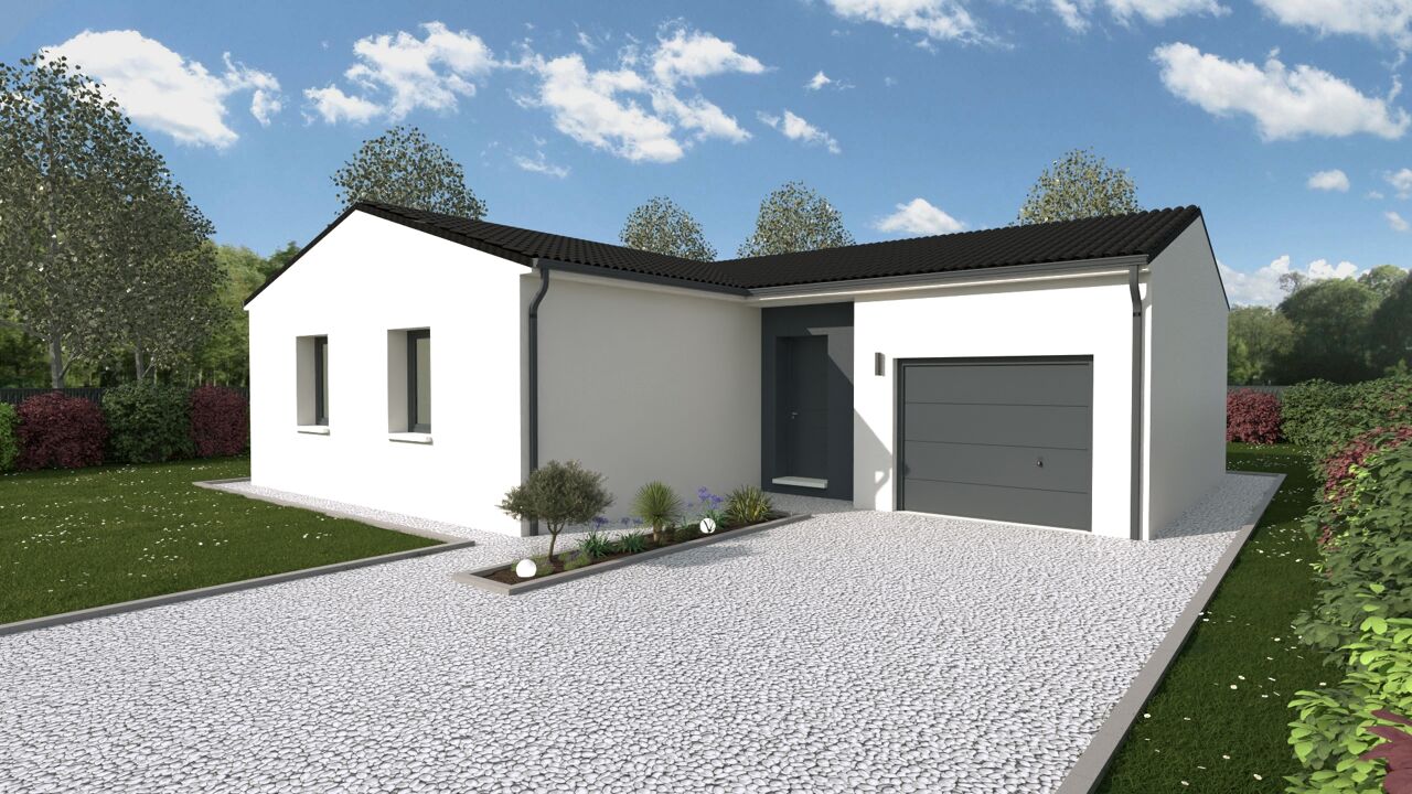 maison 76 m2 à construire à Couhé (86700)