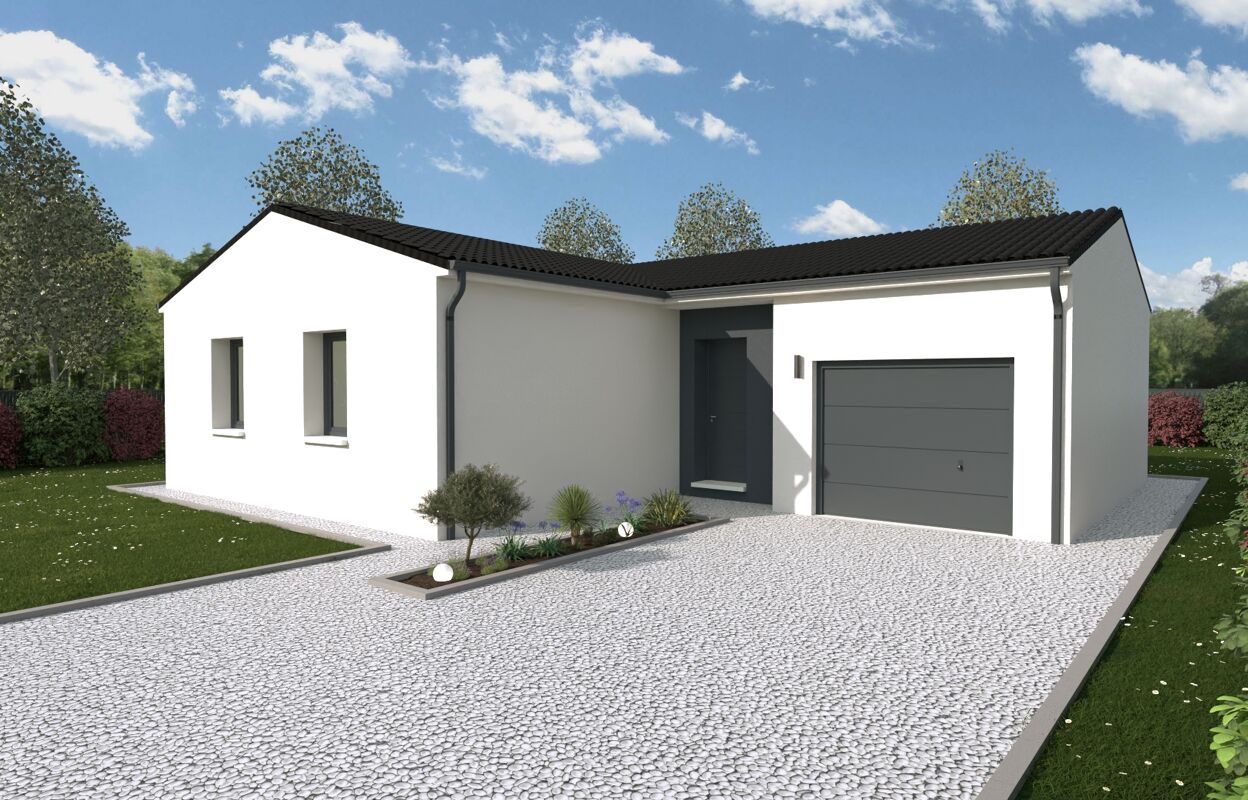 maison 76 m2 à construire à Couhé (86700)