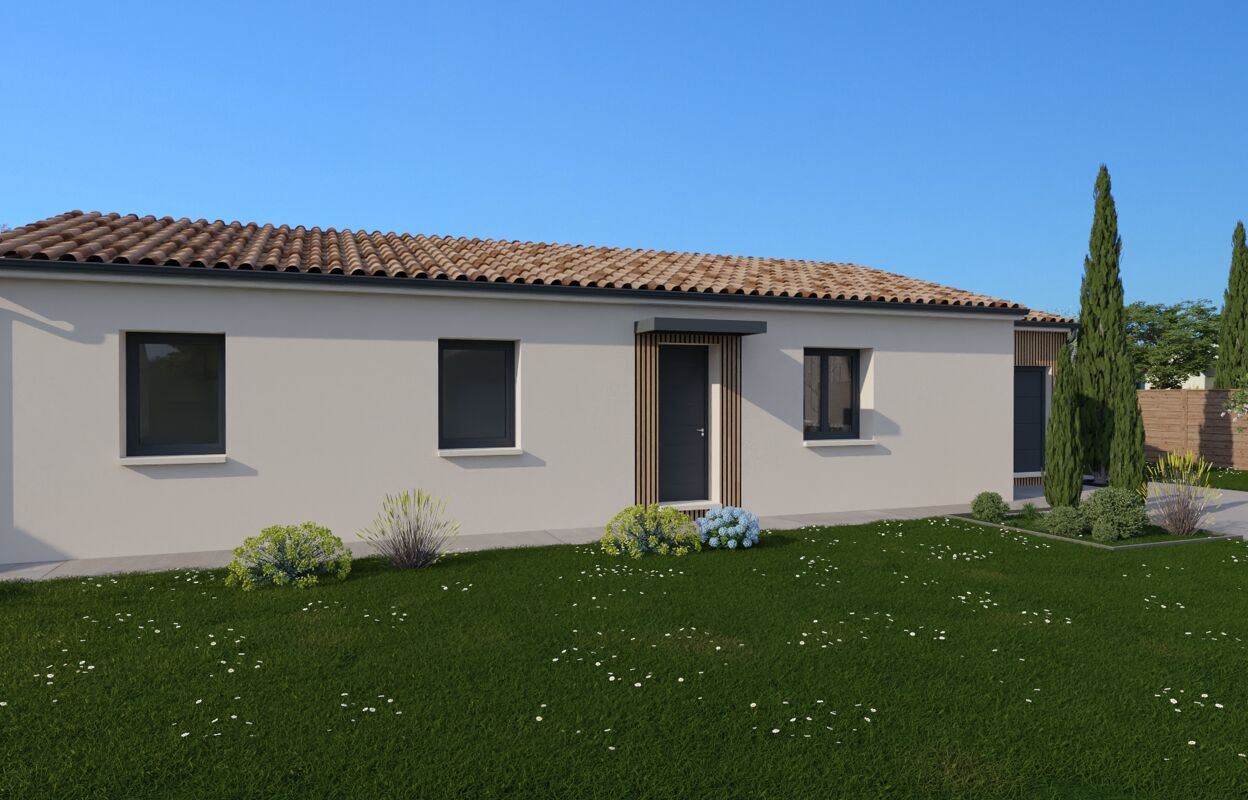 maison 90 m2 à construire à Bignoux (86800)